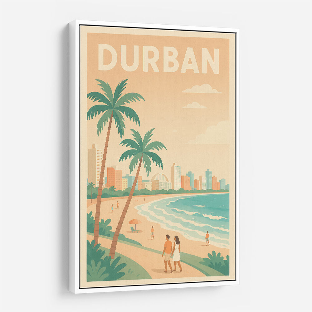 Durban Travel Poster 3 Durban Travel Poster 3