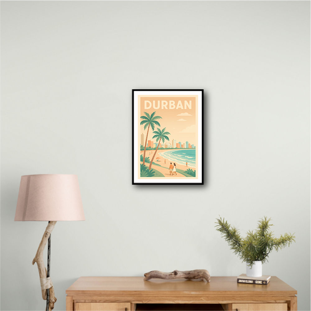 Durban Travel Poster 3 Durban Travel Poster 3