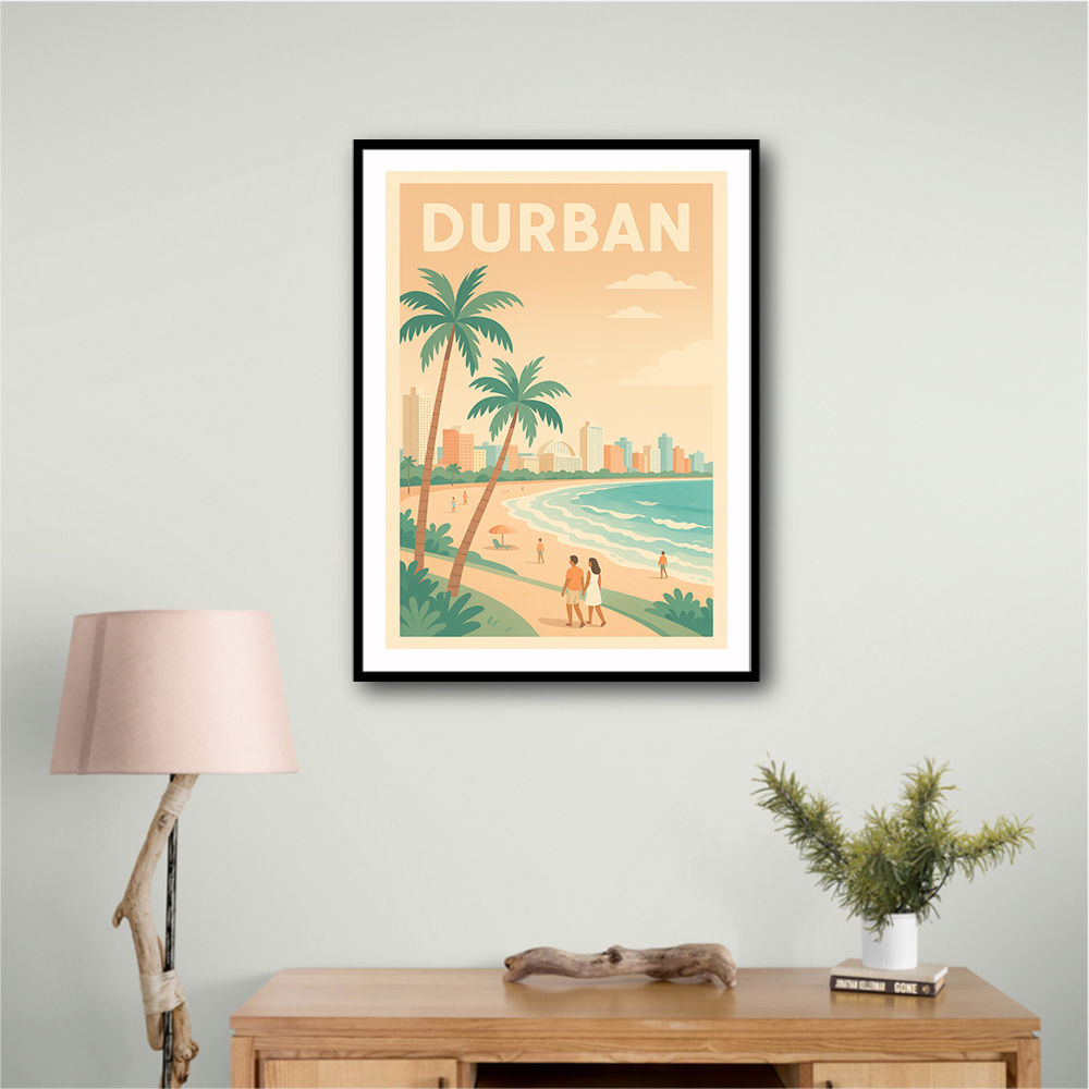 Durban Travel Poster 3 Durban Travel Poster 3