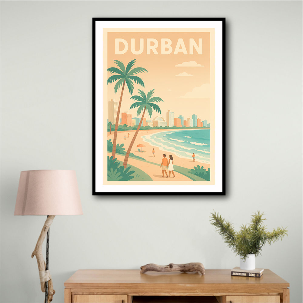 Durban Travel Poster 3 Durban Travel Poster 3