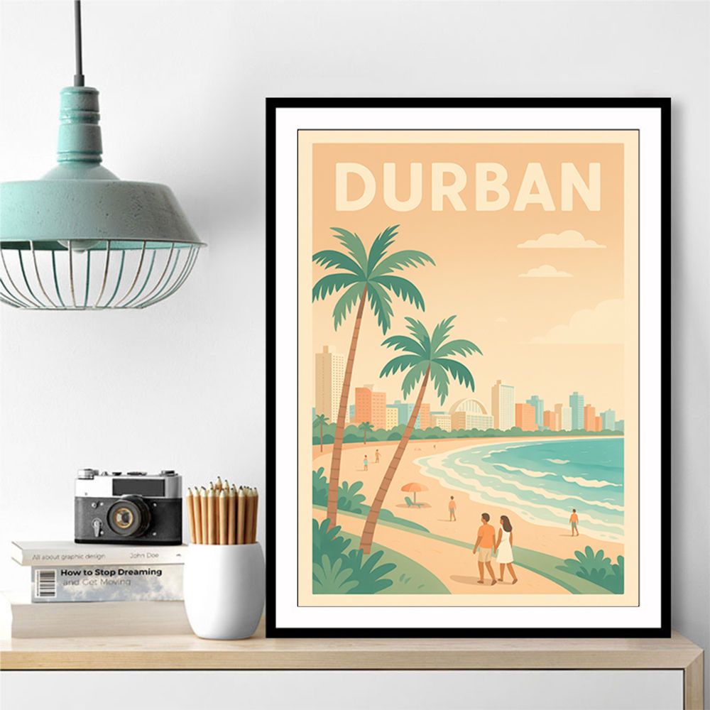 Durban Travel Poster 3 Durban Travel Poster 3