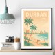 Durban Travel Poster 3 Durban Travel Poster 3