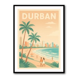 Durban Travel Poster 3