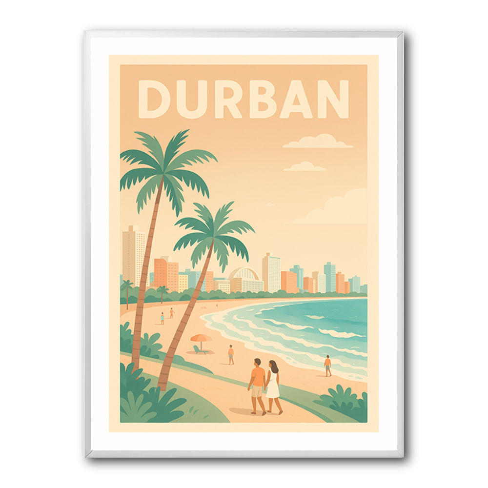 Durban Travel Poster 3 Durban Travel Poster 3