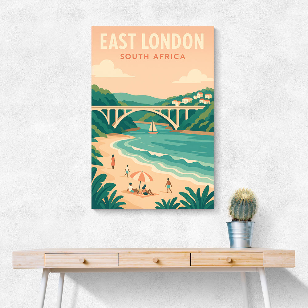 East London Travel Poster East London Travel Poster