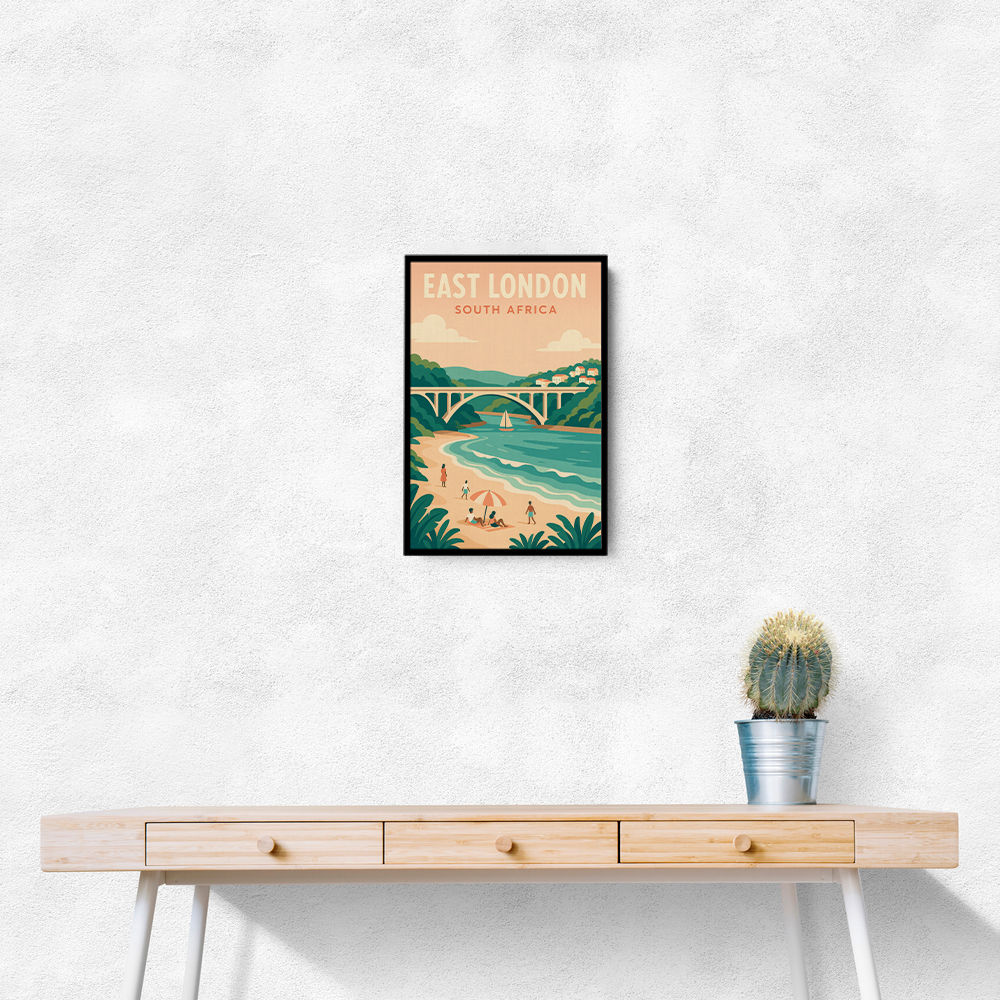 East London Travel Poster East London Travel Poster