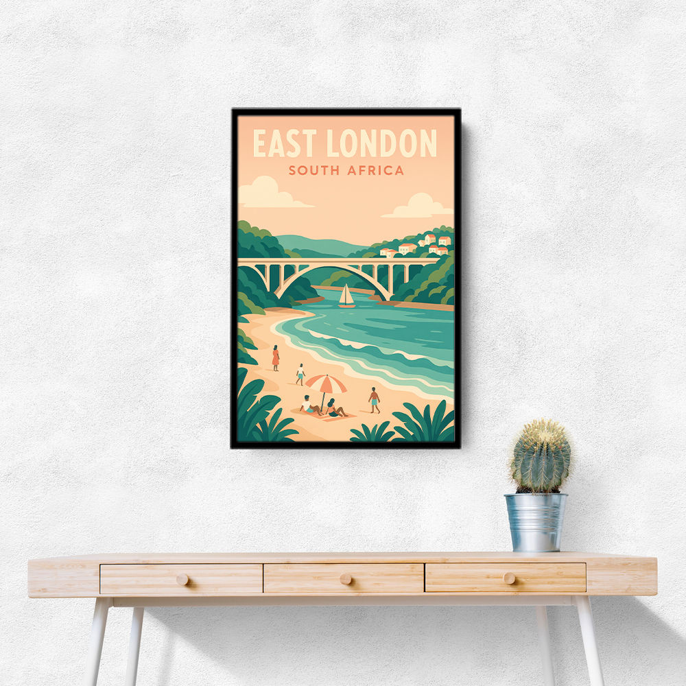 East London Travel Poster East London Travel Poster