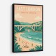East London Travel Poster East London Travel Poster