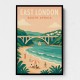 East London Travel Poster East London Travel Poster