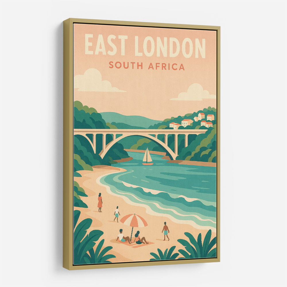 East London Travel Poster East London Travel Poster