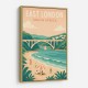 East London Travel Poster East London Travel Poster