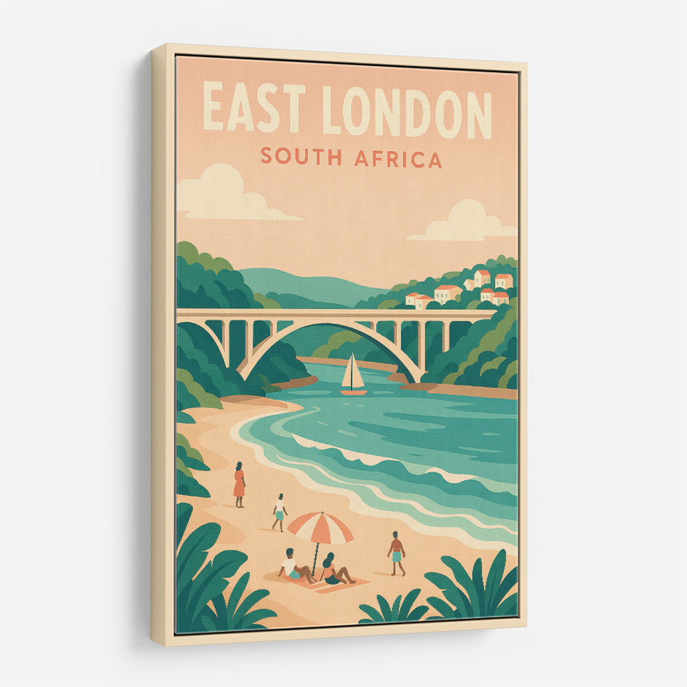 East London Travel Poster East London Travel Poster