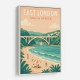East London Travel Poster East London Travel Poster