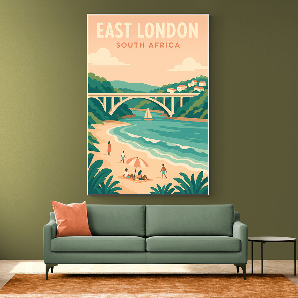 East London Travel Poster East London Travel Poster