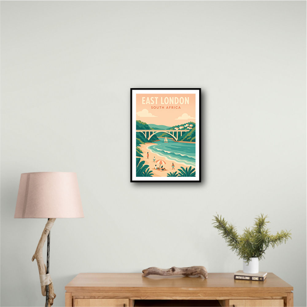 East London Travel Poster East London Travel Poster
