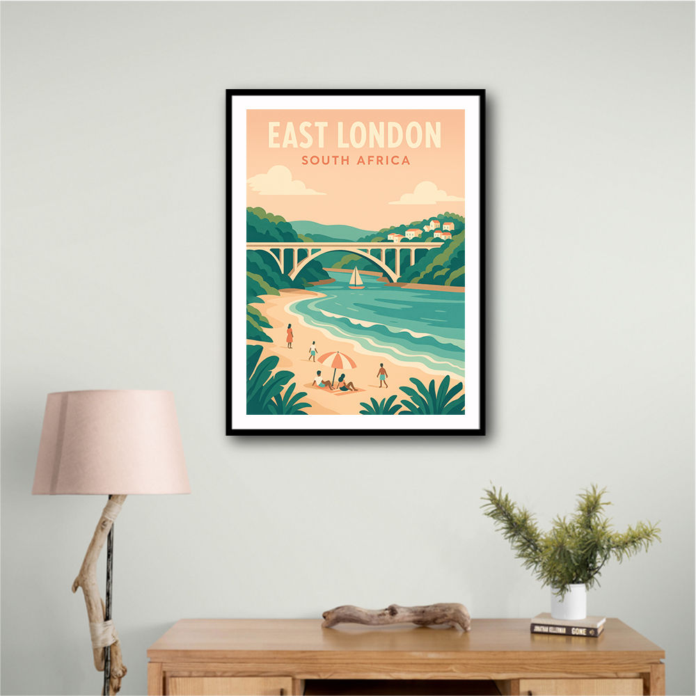 East London Travel Poster East London Travel Poster
