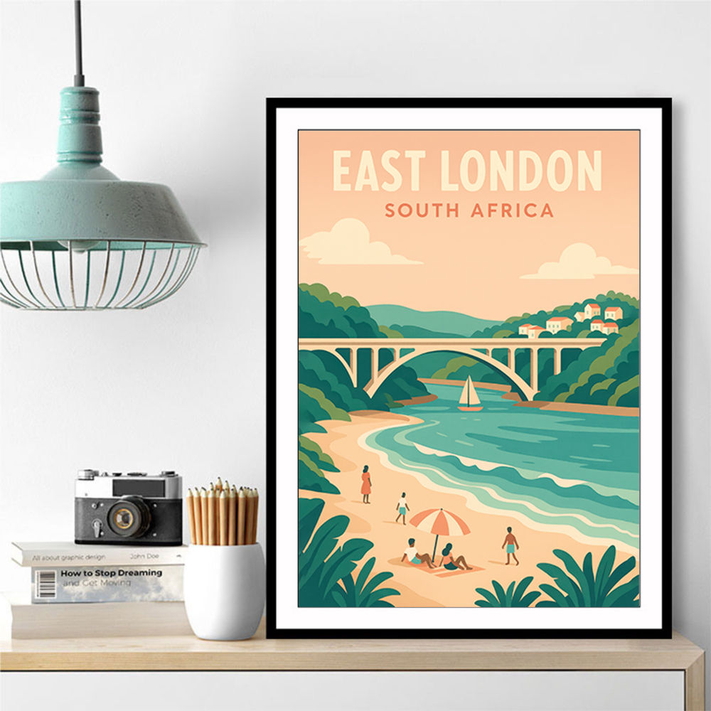 East London Travel Poster East London Travel Poster