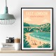 East London Travel Poster East London Travel Poster