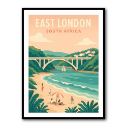 East London Travel Poster