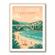 East London Travel Poster East London Travel Poster