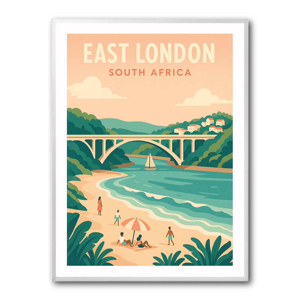 East London Travel Poster East London Travel Poster