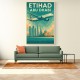 Etihad Abu Dhabi Travel Poster Etihad Abu Dhabi Travel Poster