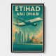 Etihad Abu Dhabi Travel Poster Etihad Abu Dhabi Travel Poster
