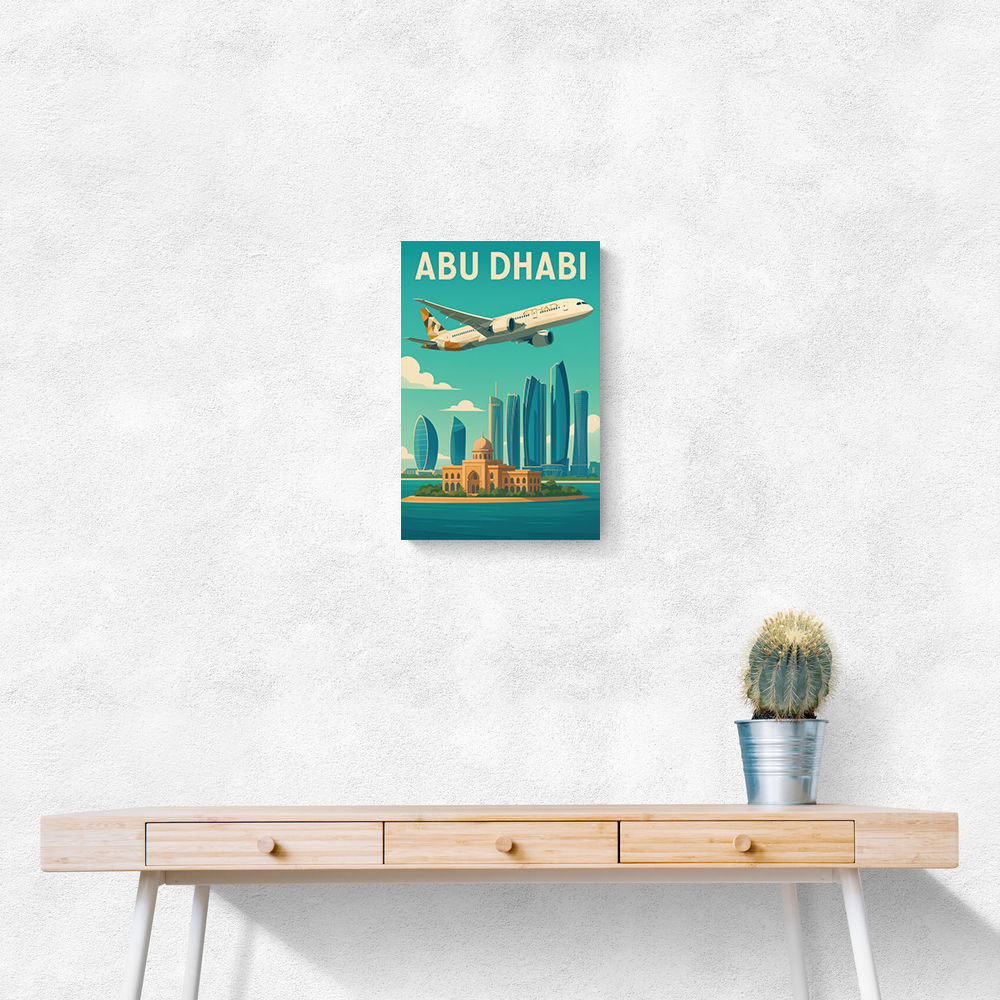 Etihad Abu Dhabi Travel Poster 1 Etihad Abu Dhabi Travel Poster 1