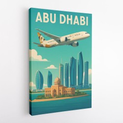 Etihad Abu Dhabi Travel Poster 1