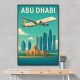 Etihad Abu Dhabi Travel Poster 2 Etihad Abu Dhabi Travel Poster 2