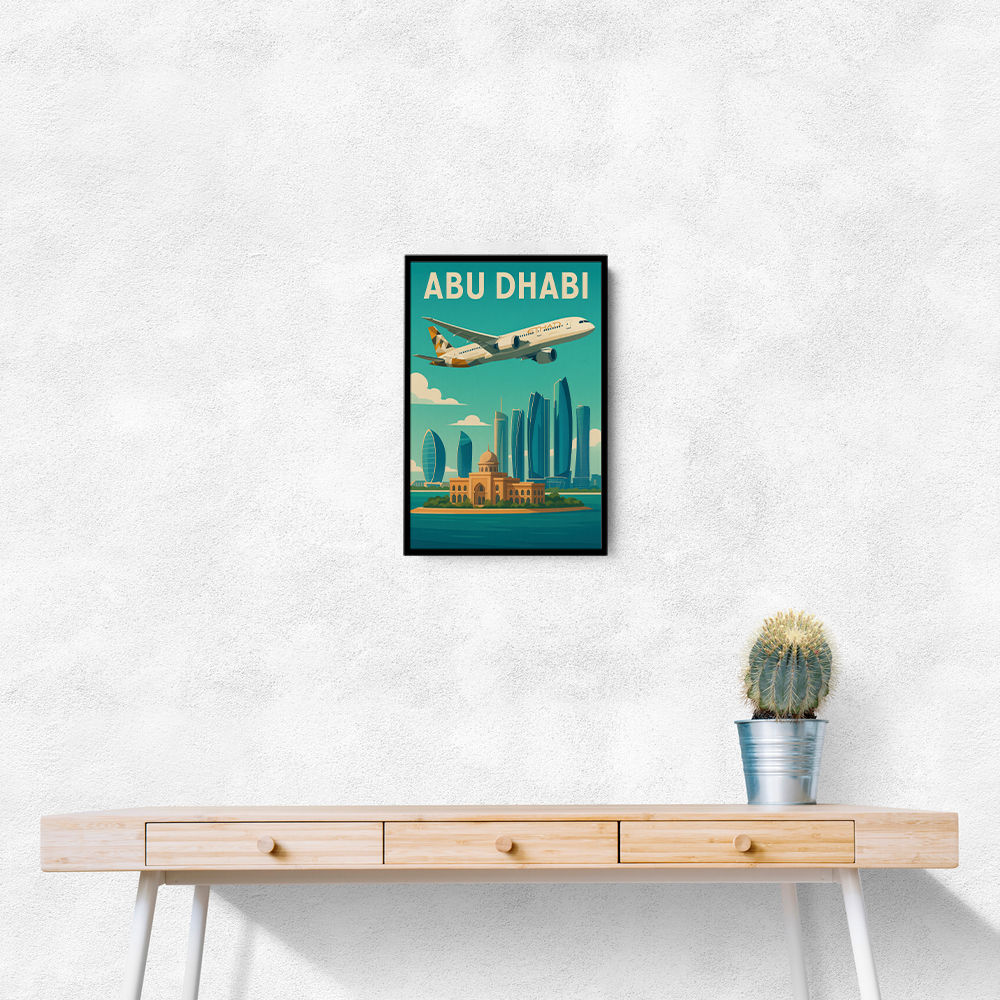 Etihad Abu Dhabi Travel Poster 1 Etihad Abu Dhabi Travel Poster 1