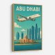 Etihad Abu Dhabi Travel Poster 1 Etihad Abu Dhabi Travel Poster 1