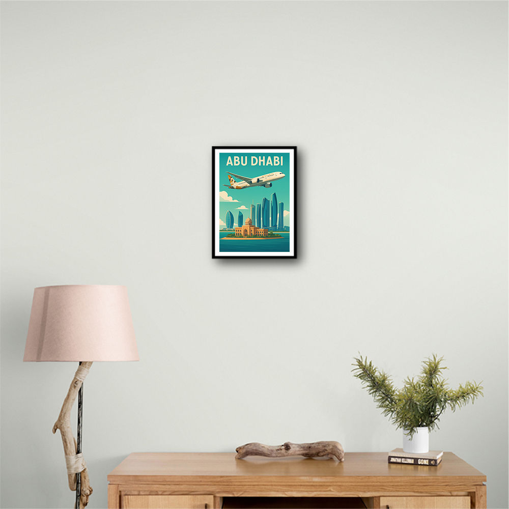 Etihad Abu Dhabi Travel Poster 1 Etihad Abu Dhabi Travel Poster 1