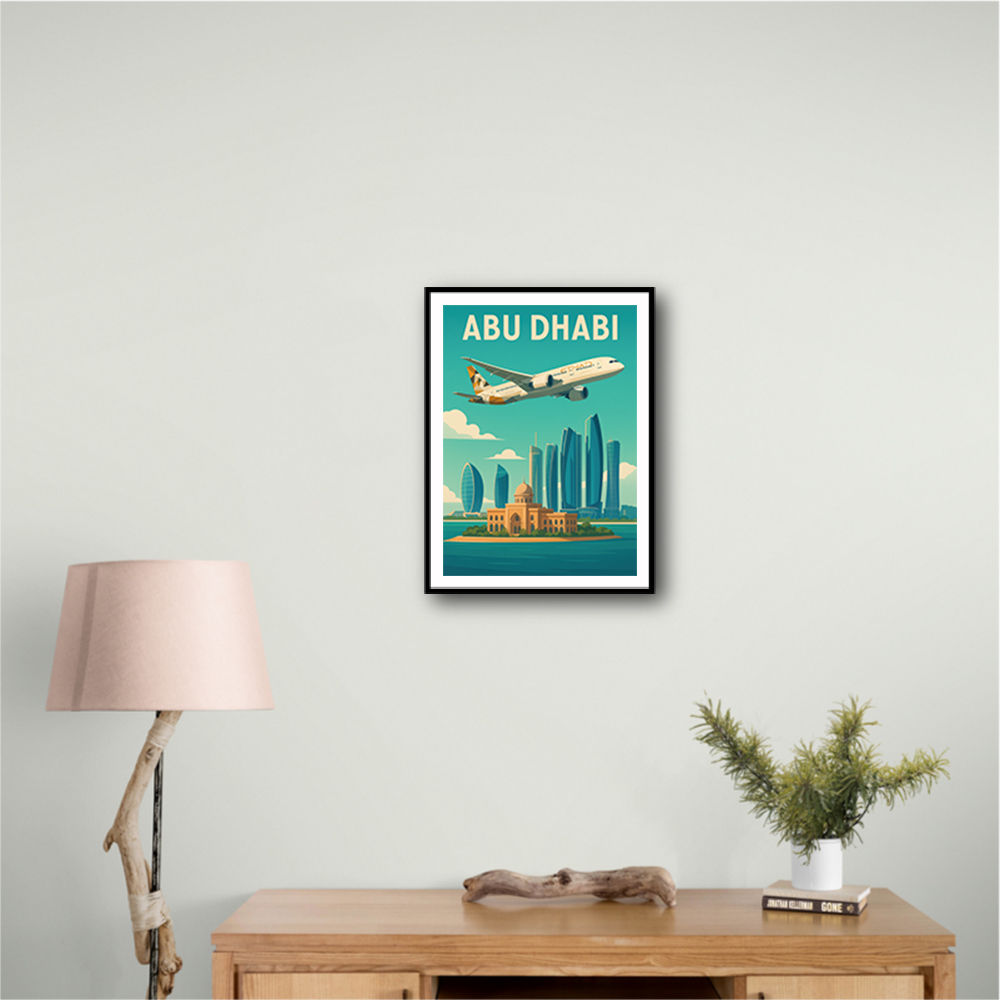 Etihad Abu Dhabi Travel Poster 1 Etihad Abu Dhabi Travel Poster 1