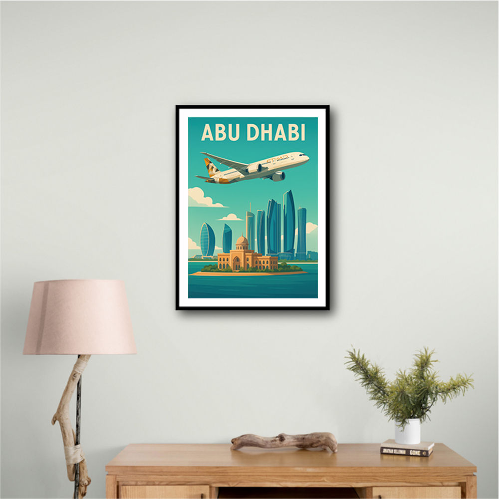 Etihad Abu Dhabi Travel Poster 1 Etihad Abu Dhabi Travel Poster 1