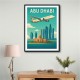 Etihad Abu Dhabi Travel Poster 1 Etihad Abu Dhabi Travel Poster 1