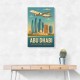 Etihad Abu Dhabi Travel Poster 3 Etihad Abu Dhabi Travel Poster 3