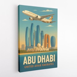 Etihad Abu Dhabi Travel Poster 3