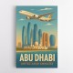 Etihad Abu Dhabi Travel Poster 3 Etihad Abu Dhabi Travel Poster 3