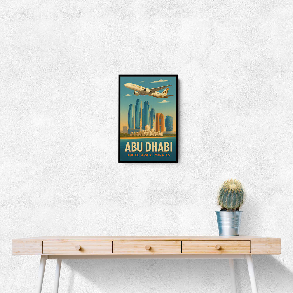 Etihad Abu Dhabi Travel Poster 3 Etihad Abu Dhabi Travel Poster 3