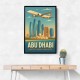 Etihad Abu Dhabi Travel Poster 3 Etihad Abu Dhabi Travel Poster 3