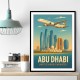 Etihad Abu Dhabi Travel Poster 3 Etihad Abu Dhabi Travel Poster 3