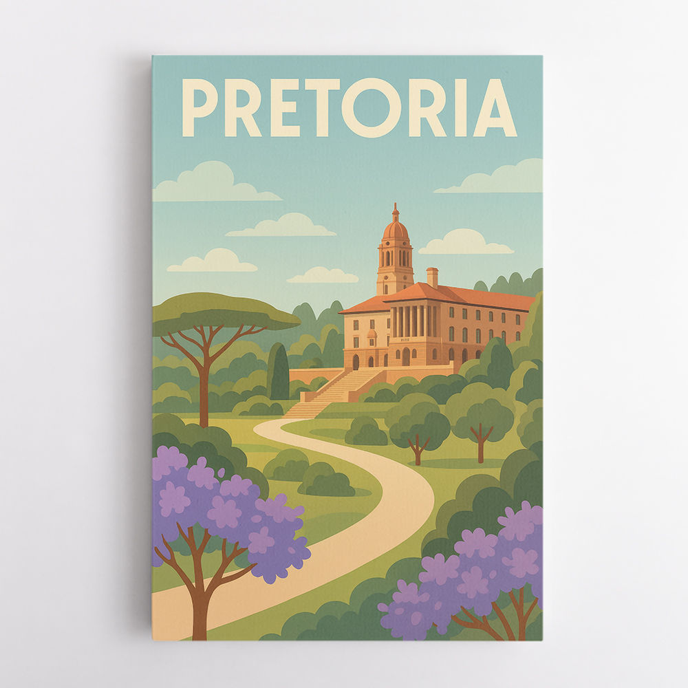 Explore Pretoria Travel Poster Explore Pretoria Travel Poster