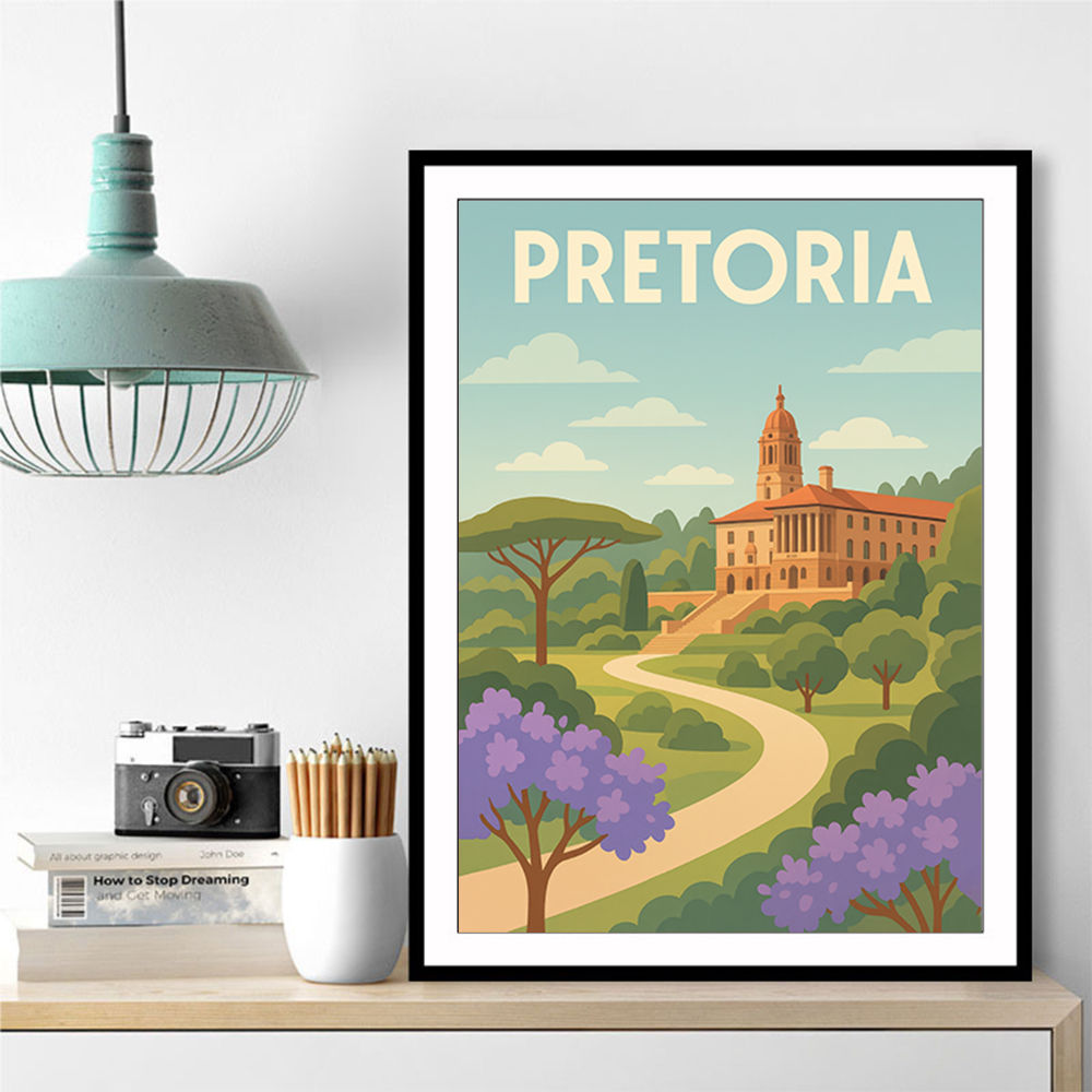 Explore Pretoria Travel Poster Explore Pretoria Travel Poster