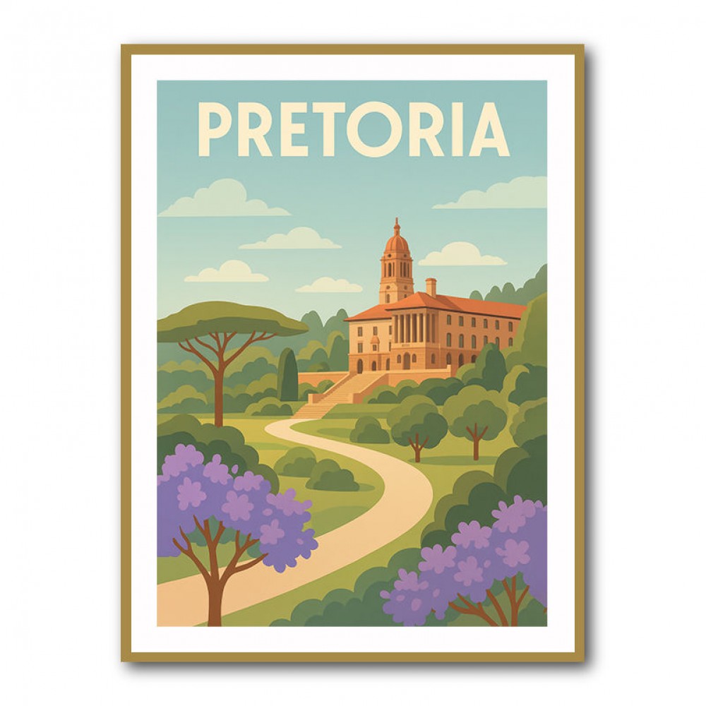 Explore Pretoria Travel Poster Explore Pretoria Travel Poster