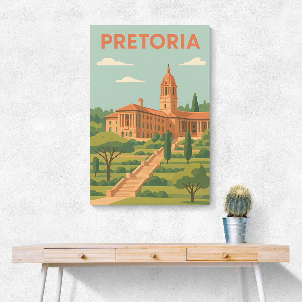 Explore Pretoria Travel Poster 1 Explore Pretoria Travel Poster 1