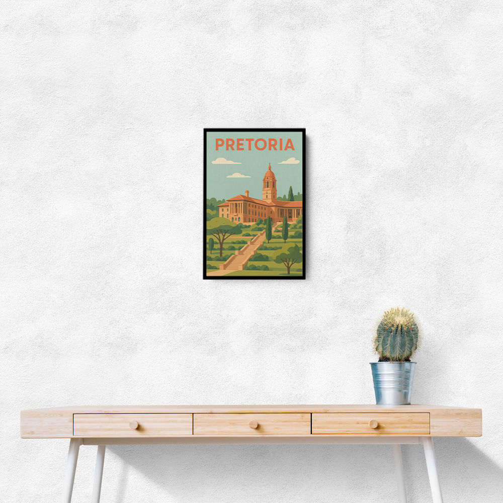 Explore Pretoria Travel Poster 1 Explore Pretoria Travel Poster 1