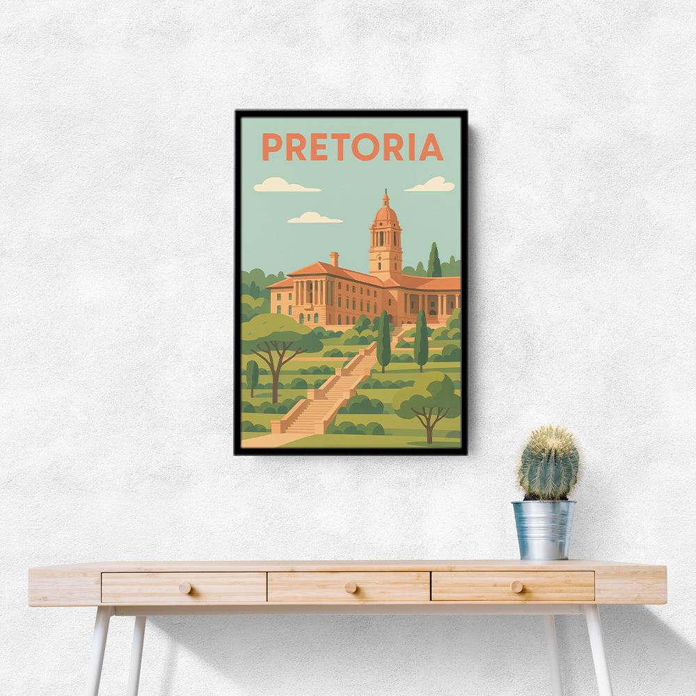Explore Pretoria Travel Poster 1 Explore Pretoria Travel Poster 1