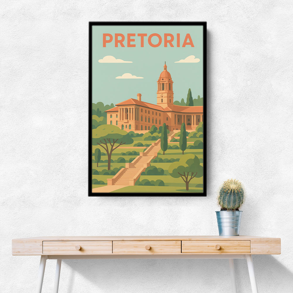 Explore Pretoria Travel Poster 1 Explore Pretoria Travel Poster 1