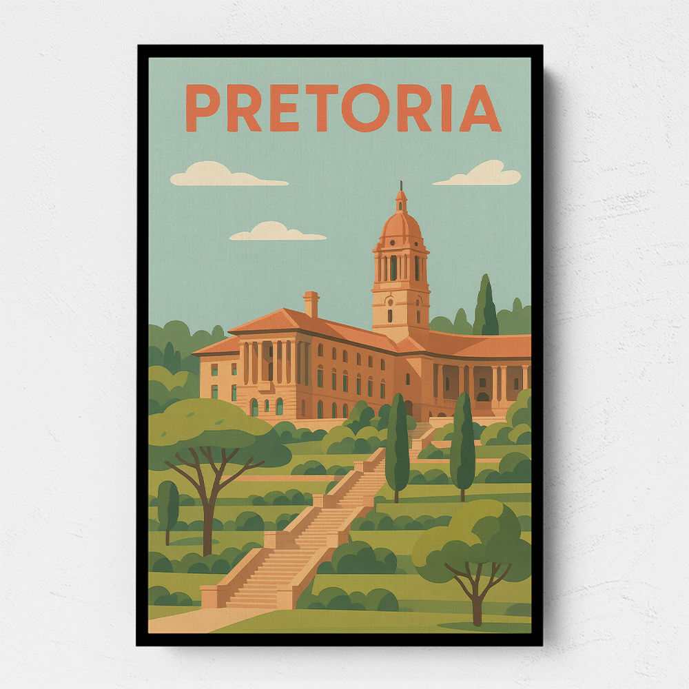 Explore Pretoria Travel Poster 1 Explore Pretoria Travel Poster 1